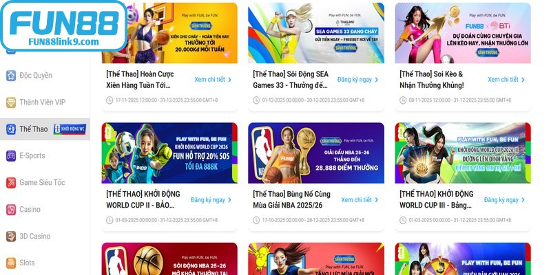 Khuyến mãi nạp lần đầu cho sảnh cược thể thao