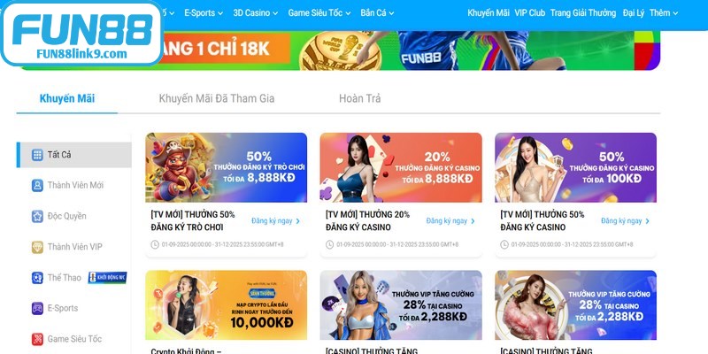 Các ưu đãi được cập nhật thường xuyên cho hội viên